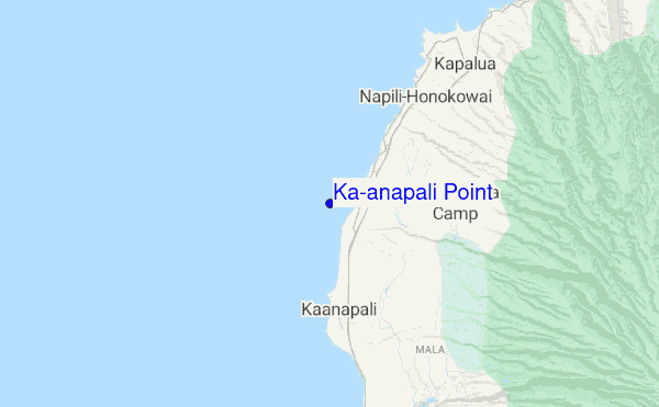 Ka'anapali Point location map