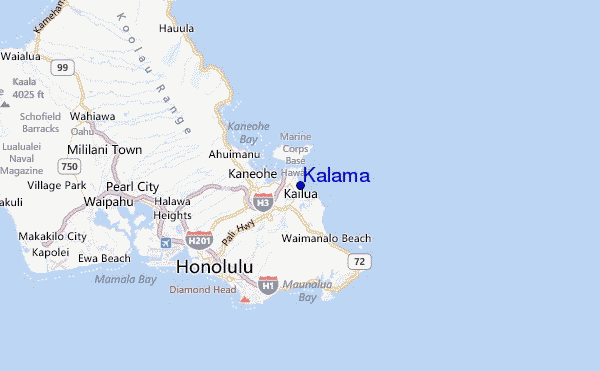 Kalama Location Map