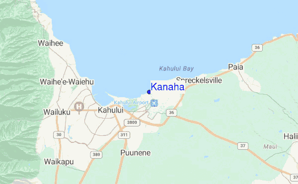 Kanaha location map