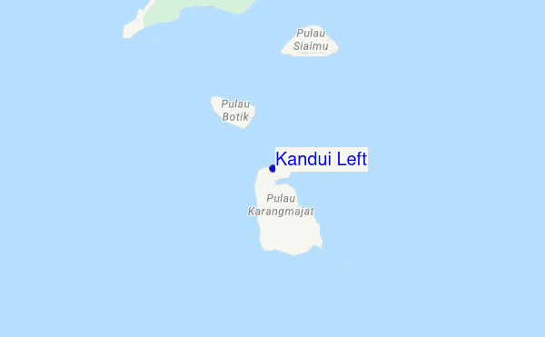 Kandui Left location map