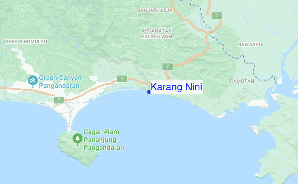 Karang Nini location map