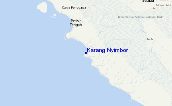 Karang Nyimbor Location Map