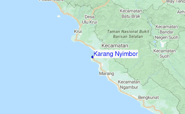 Karang Nyimbor Location Map