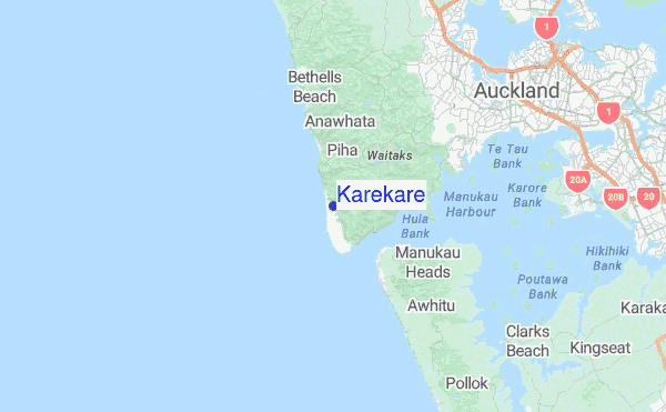 Karekare Location Map