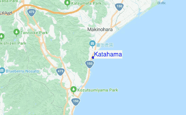 Katahama location map