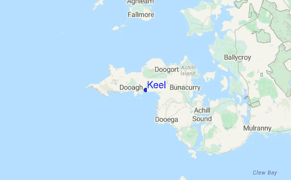 Keel Location Map