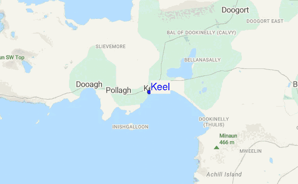 Keel location map