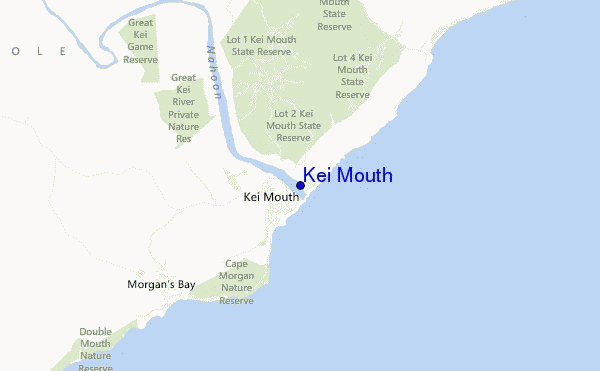 Kei Mouth location map