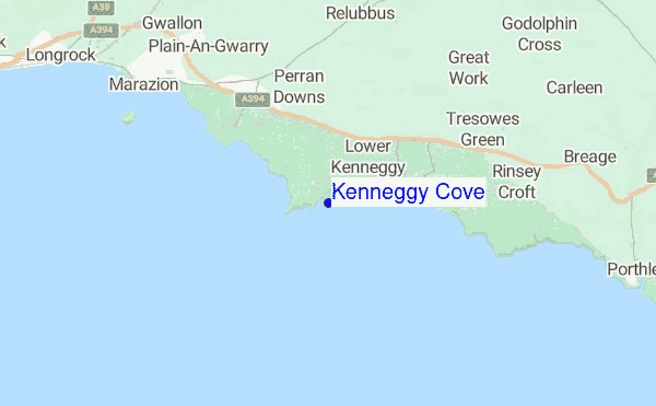 Kenneggy Cove location map