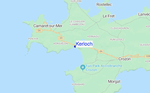 Kerloch location map