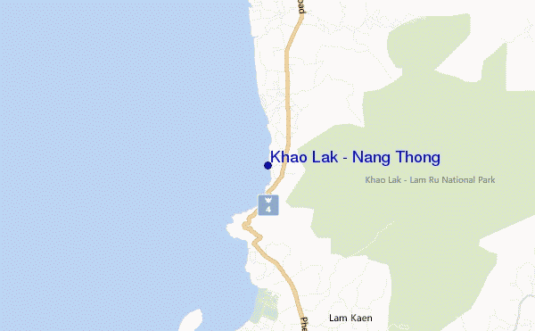 Khao Lak / Nang Thong location map