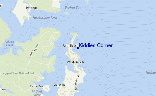 Kiddies Corner location map