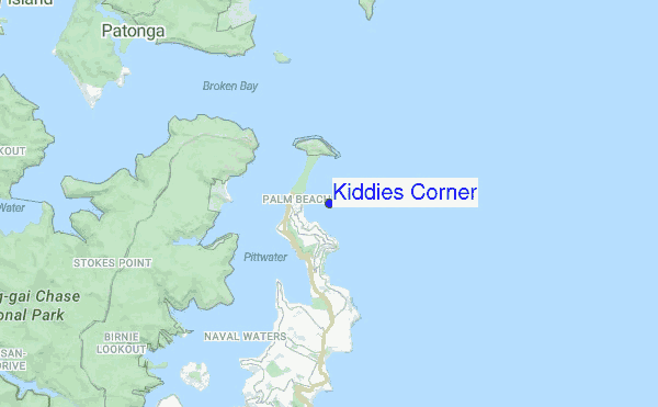 Kiddies Corner location map