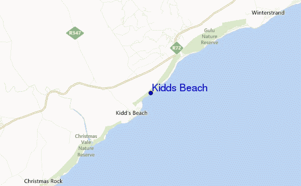 Kidds Beach location map