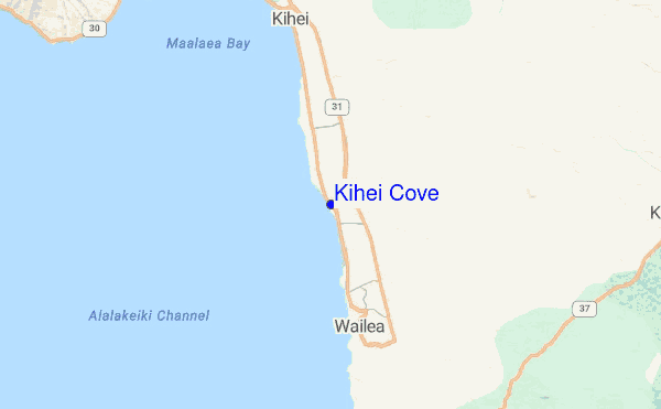 Kihei Cove location map