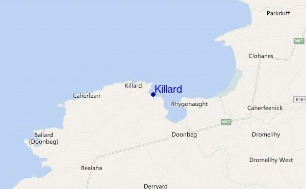 Killard location map