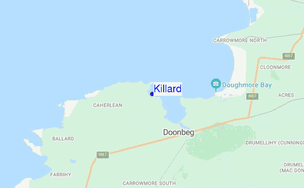 Killard location map