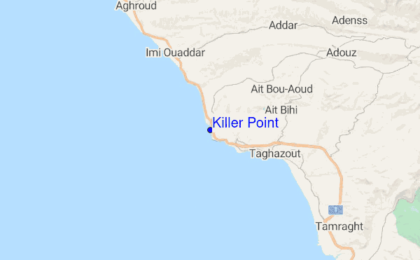 Killer Point location map