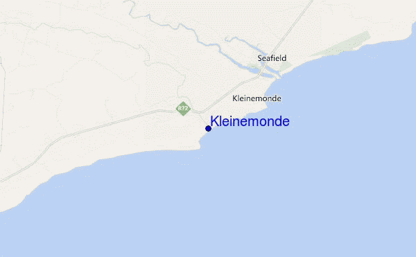 Kleinemonde location map