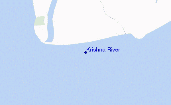 Krishna River location map