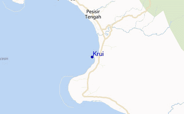 Krui location map