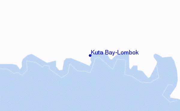 Kuta Bay-Lombok location map