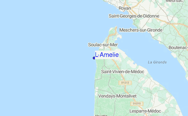 L'Amelie Location Map