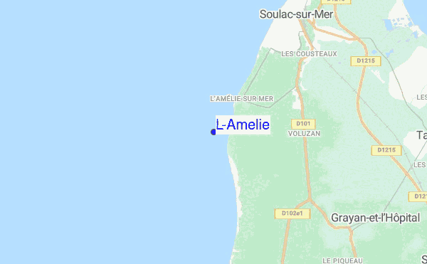 L'Amelie location map