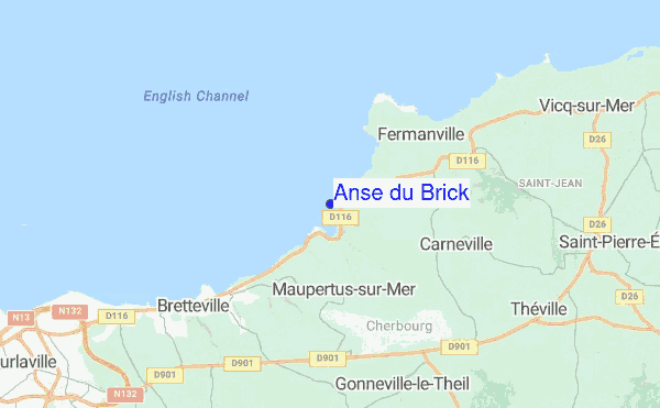 Anse du Brick location map