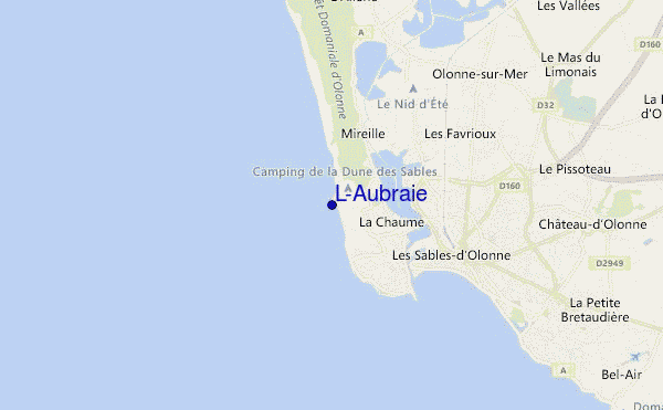 L'Aubraie location map
