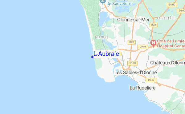 L'Aubraie location map