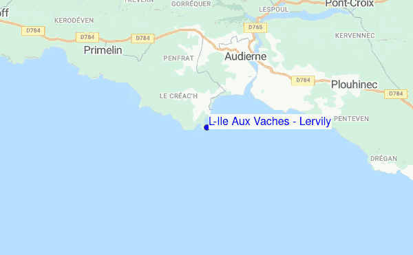 L'Ile Aux Vaches – Lervily location map