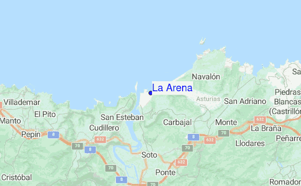 La Arena location map