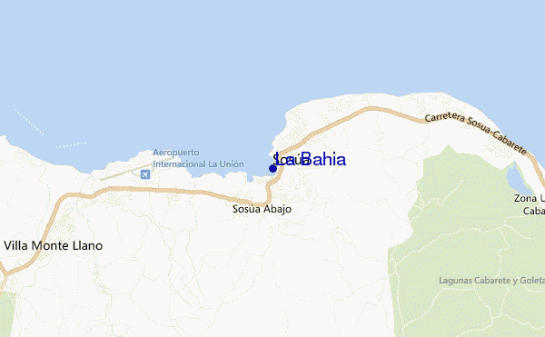 La Bahia location map