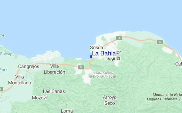 La Bahia location map