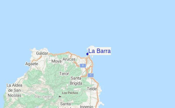 La Barra Location Map