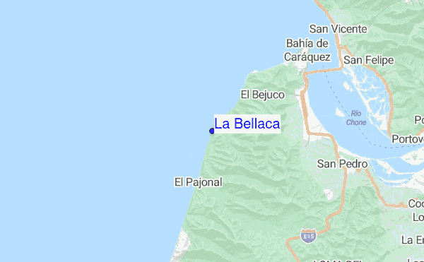 La Bellaca location map