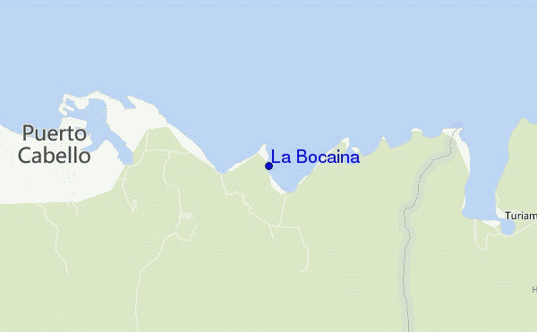 La Bocaina location map