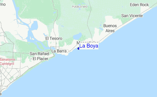 La Boya location map