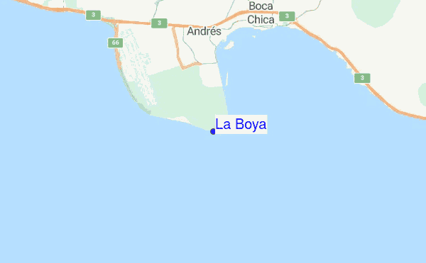 La Boya location map