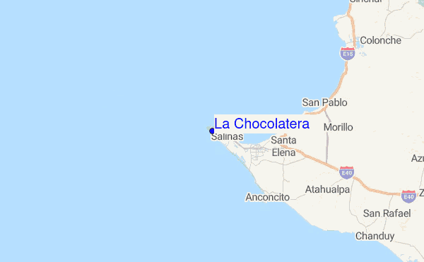 La Chocolatera Location Map