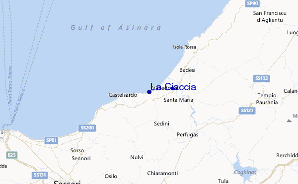 La Ciaccia Location Map