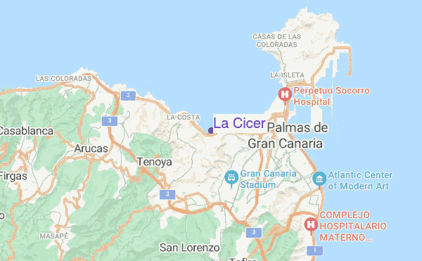 La Cicer location map