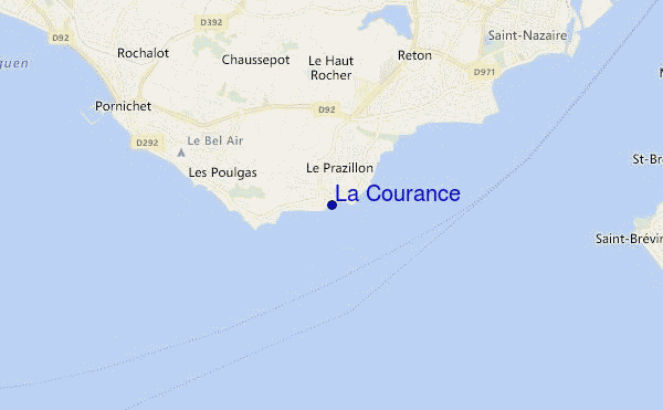 La Courance location map