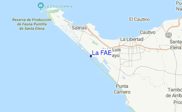 La FAE location map