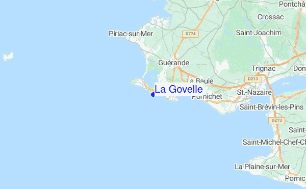 La Govelle Location Map