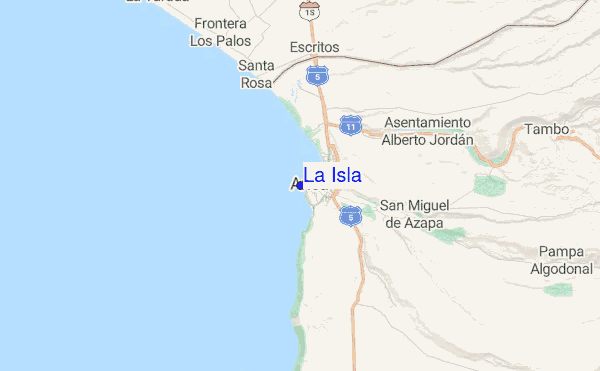 La Isla Location Map