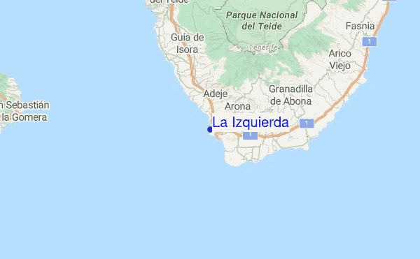 La Izquierda Location Map