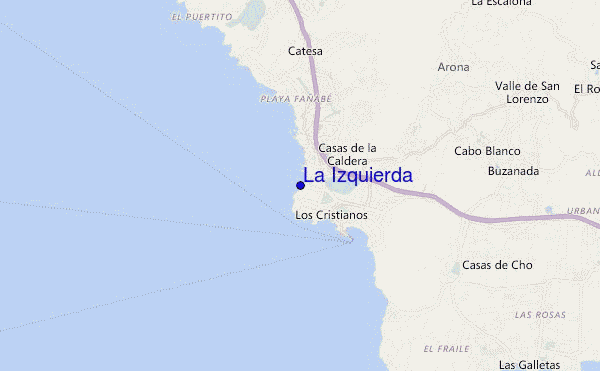 La Izquierda location map