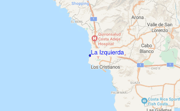 La Izquierda location map